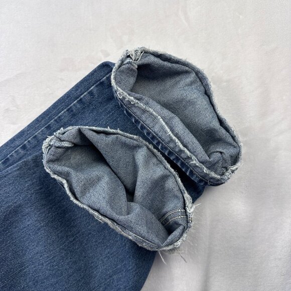 Levi’s 505 Mens Regular Fit Straight Leg Jeans W38 L30 -Measures 38x27-Western - Picture 7 of 11